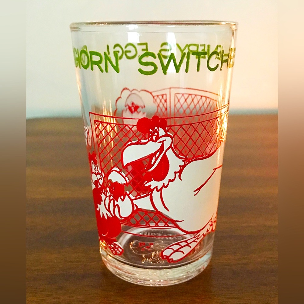 Welch’s Vintage 1974 Looney Tunes Series Jelly Glass Foghorn Leghorn